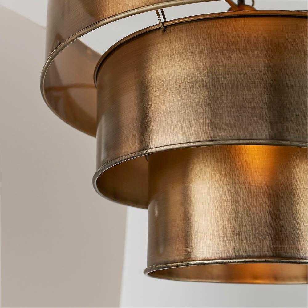 Halo Aged Brass Pendant | House of Dekkor