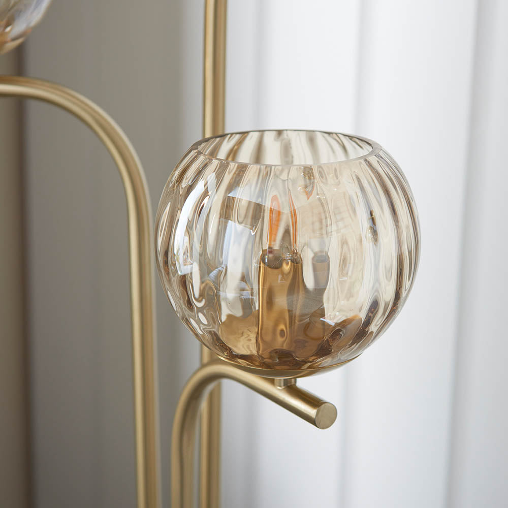 Champagne 3 Light Floor Lamp | House of Dekkor