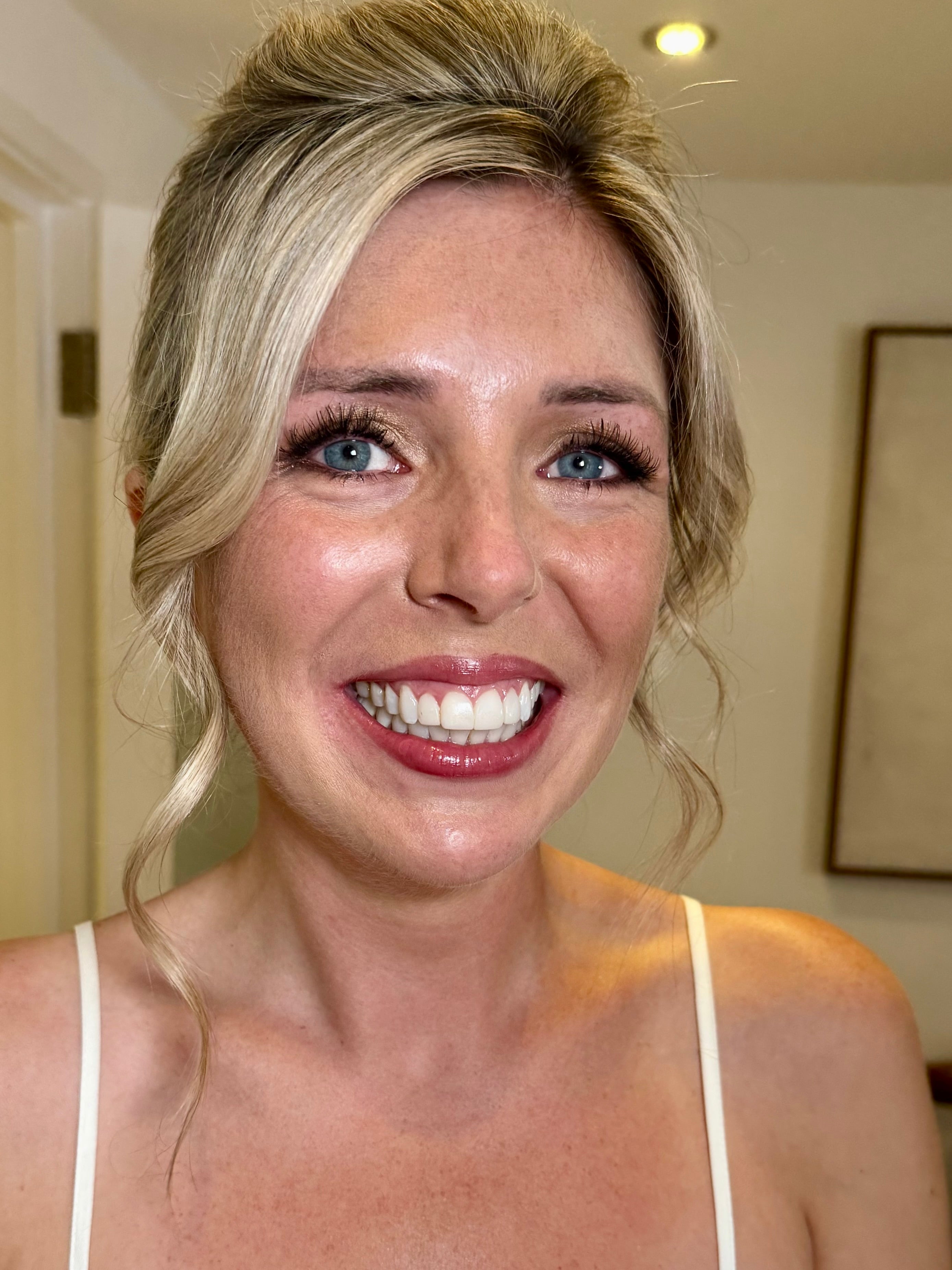 Bride on her wedding day