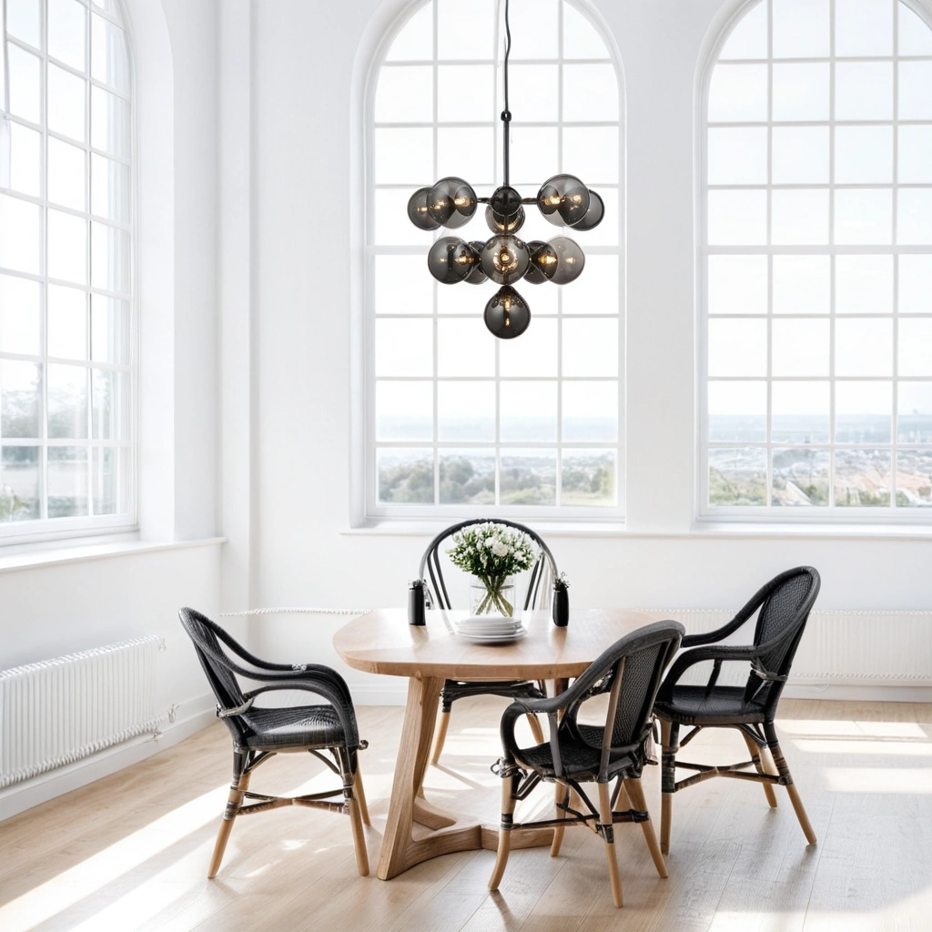 Black Bubble Glass Chandelier | House of Dekkor